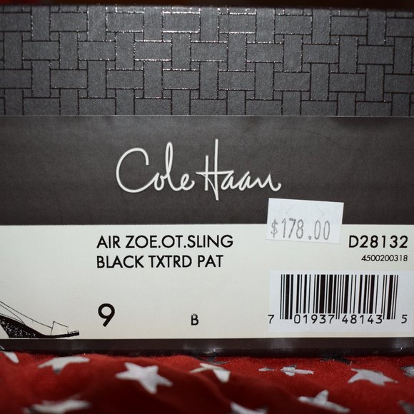 Cole Haan Black Wedges size 9B - Picture 2 of 4